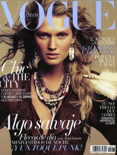 Toni Garrn for Vogue Spain April 2011