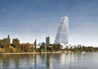 Tower for Basel II by Herzog & de Meuron