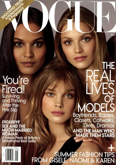 Vogue May 2009: Faces of the Moment by Steven Meisel