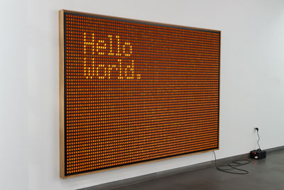 Untitled (Hello World) by Valentin Ruhry