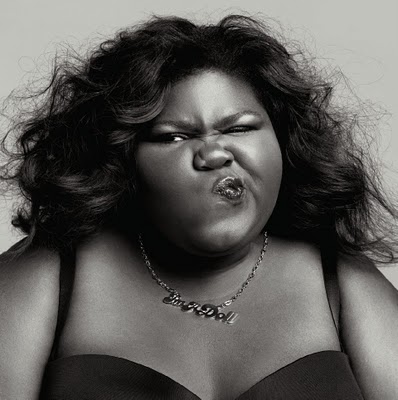 Gabourey Sidibe and Dakota Fanning for V Magazine