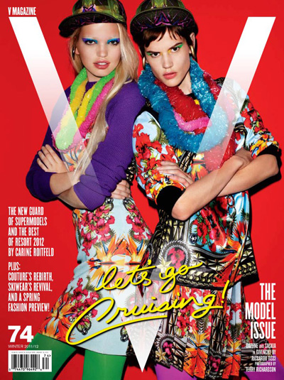 Visionaire 31 BLUE ポスター Terry Richardson Visionaire # 31 BLUE Complete with Denim Jacket by STEPHEN