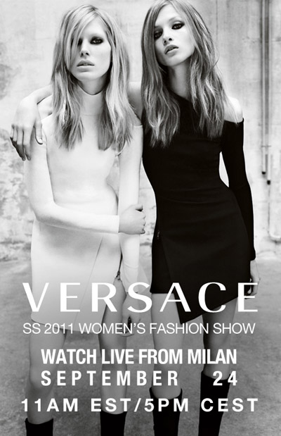 Versace Spring Summer 2011 LIVE from Milan