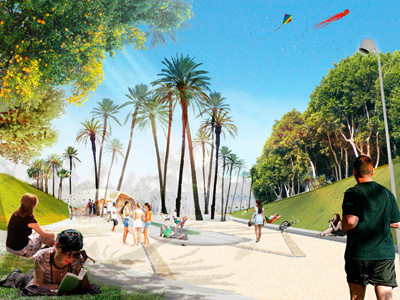 Valencia Parque Central Proposal by West 8