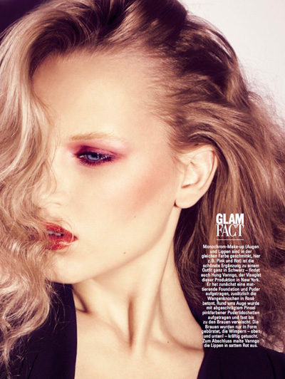 Valeria Dmitrienko by David Roemer for Glamour Germany