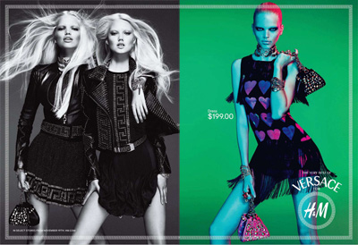1st Look Versace for H&M Campaign: Lindsey & Daphne