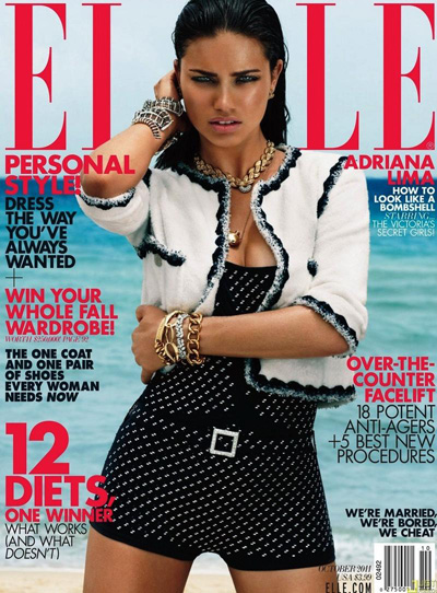 Victoria’s Secret Models for Elle US October 2011