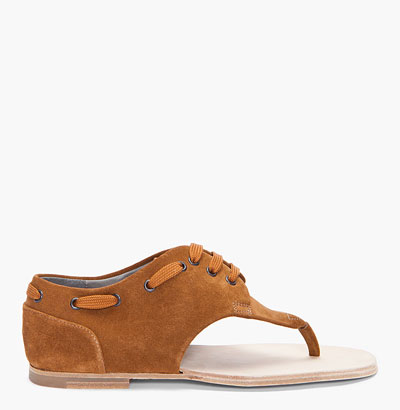 Viktor & Rolf Suede Thong Sandals