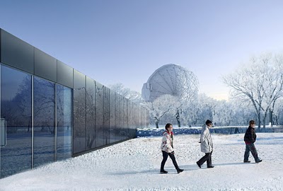 Visitor and Exhibition Pavilions by Feilden Clegg Bradley