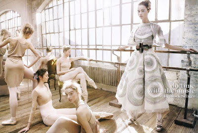 Vogue Italia March 2008: In Time With The Music by Mark Seliger