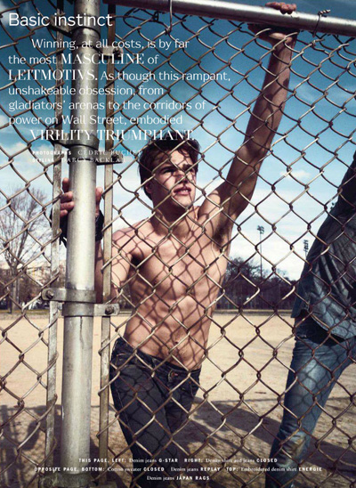 Basic Instinct by Cedric Buchet for Vogue Hommes International