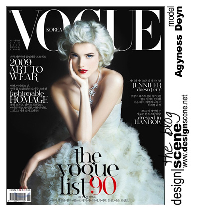 Vogue Korea January 2009 : Agyness Deyn
