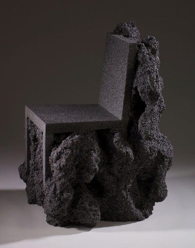 Volcanic Rock Chair by Ian Blasco