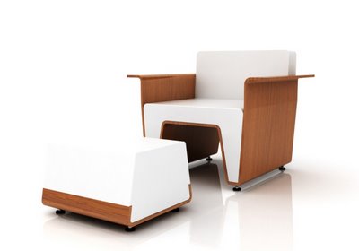 W Lounge Chair by MisoSoup Design