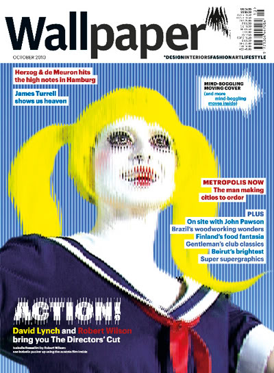 The First Ever MOVING Cover – Wallpaper* October 2010 by Dentsu London