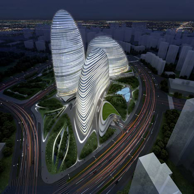 Zaha Hadid Architects & Patrik Schumacher Design Wangjing Soho