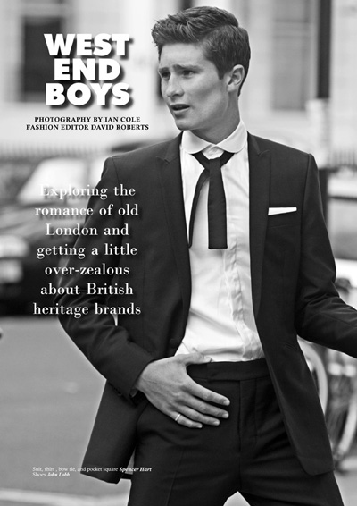 West End Boys by Ian Cole for CLIENT Magazine