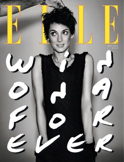 Winona Ryder for Elle UK by Matthias Vriens McGrath