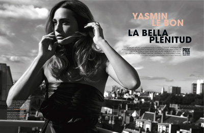Yasmin LeBon by David Roemer