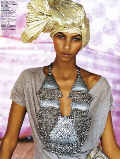 Yasmin Warsame for Marie Claire Italy July 2009