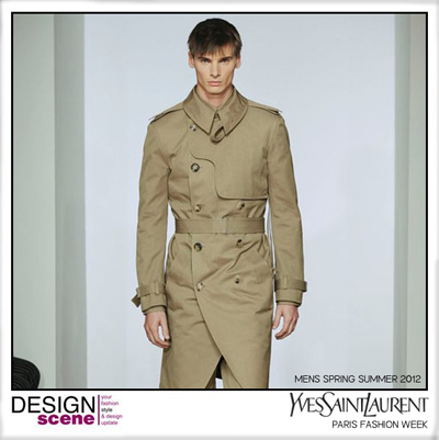 Yves Saint Laurent Menswear Spring Summer 2012 Collection