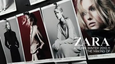 Making of ZARA Womens AW2010.11 featuring Toni Garrn