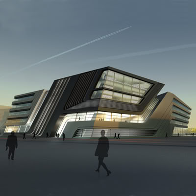 Library and Learning Centre by Zaha Hadid Architects