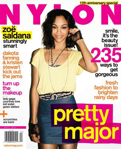 Zoe Saldana for NYLON
