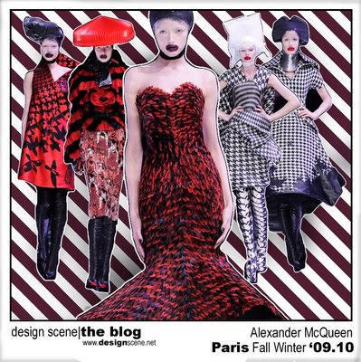 Paris: Alexander McQueen Fall Winter 2009.10