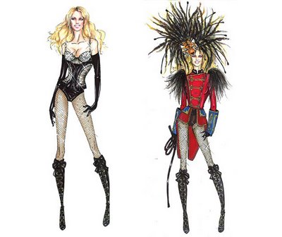 Britney Circus Tour Costumes by Dsquared2