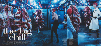 Caroline Trentini in Vogue 2004 by Steven Meisel