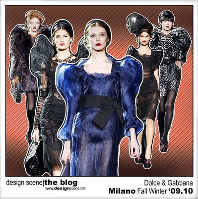 Milano: Dolce & Gabbana Womenswear FW 2009.10.