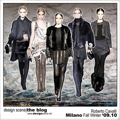 Milano: Roberto Cavalli Womenswear Fall Winter 2009.10