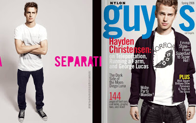 Nylon Guys Spring 2008: Hayden Christensen  by Marvin Scott Jarrett