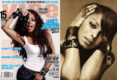 Janet Jackson in Vibe the photo issue by Michelangelo di Battista