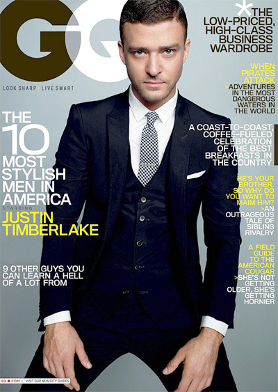Justin Timberlake, GQ March 2009