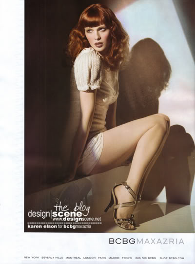 Karen Elson for BCBG Max Azria