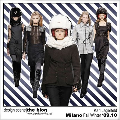 Paris: Karl Lagerfeld Fall Winter 2009.10