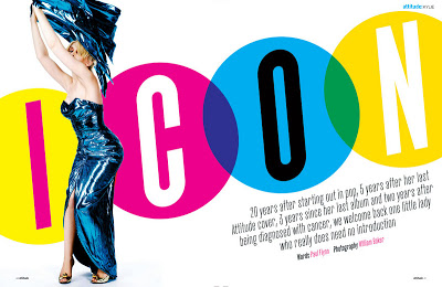 Attitude Magazine: Kylie Minogue by William Baker