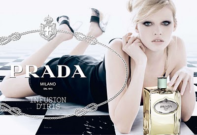 Prada Infusion d’Iris Fragrance with Lara Stone