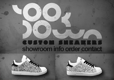 Look Down, custom sneaker prints