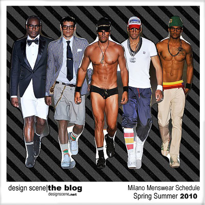Milano Menswear SS 2010 Fashion Week Schedule