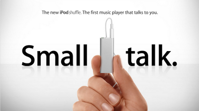 New talking iPod shuffle