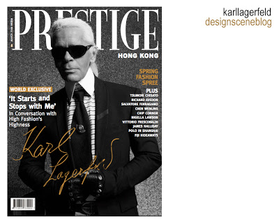 Prestige magazine: Karl Lagerfeld