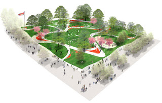 Urban design and landscape architecture by West 8 team