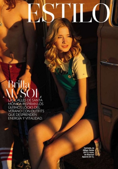 Alana Greszata by Sasha Eisenman for Glamour Spain