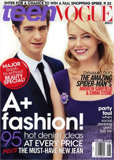 Andrew Garfield & Emma Stone for Teen Vogue