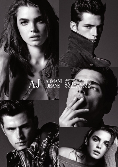 Bambi Northwood Blyth for Armani Jeans Fall Winter 2012.13