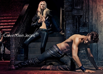 Lara Stone for Calvin Klein Jeans FW2012 by Steven Klein
