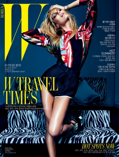 Candice Swanepoel for W Korea June 2012